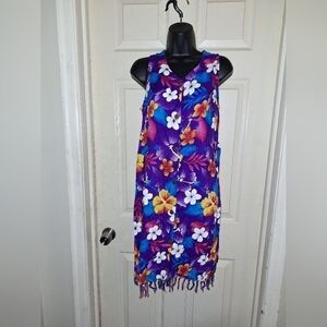 Uiwatu bright floral dress size medium